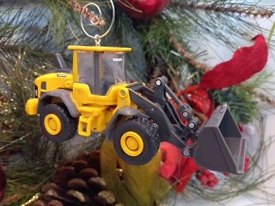 Custom Volvo L60H Front Loader Big 5" Christmas Ornament Construction CAT Deere  - Image 1 of 4