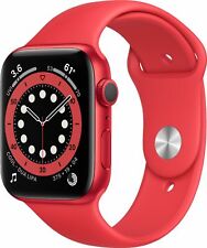 Apple Watch Series 6 44mm Red Aluminum Case with Red Sport Band (GPS) (M00M3LL/A)