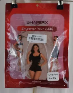 SHAPERX Women's Bra Free Tummy Control Shapewear Bodysuit Beige Size S/M - Picture 1 of 3