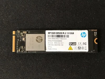 HP SSD 512GB EX920 M.2 Internal Solid State Drive - Image 1 of 2