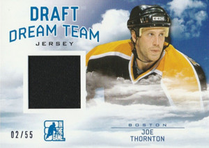 2014-15 ITG Draft Prospects Draft Dream Team Jerseys Blue #DT11 Joe Thornton/55
