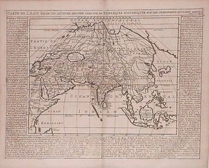 Antique map, Chatelain, Carte de l'Asie selon les auteurs anciens - Picture 1 of 1
