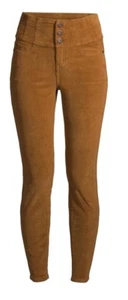 No Boundaries Juniors' 3-Button Corset Jeans, Trailblazer Brown, Size 21 - Picture 1 of 3
