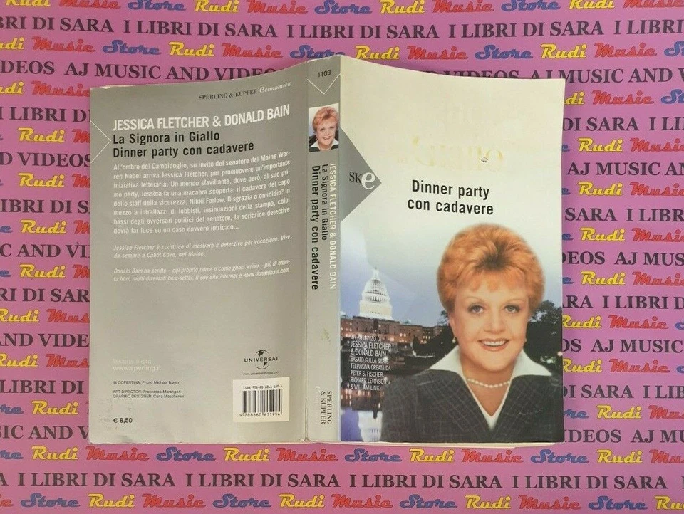 (A5)*book libro LA SIGNORA IN GIALLO dinner party con cadavere SPERLING & KUPFER - Immagine 1 di 1