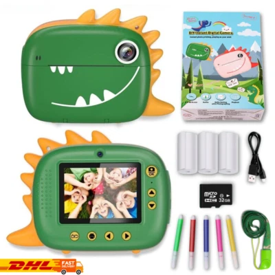 1080P HD Sofortbildkamera Kinderkamera Digital Kamera Fotoapparat Für Kinder DHL - Bild 1 von 4