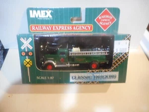 IMEX Railway Express Agency Fire Tender cabina cuadrada cromada escala 1/87 HO 250001 - Imagen 1 de 4