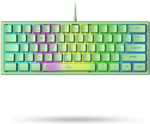 ZIYOU LANG K61 60% Wired Gaming Keyboard Mechanical Portable Rainbow RGB Backlit - Picture 1 of 33