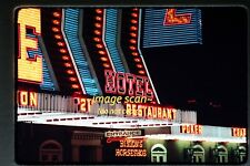 1981 Las Vegas, Neon Casino Sign at Night, Original Slide b8a