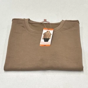 Teddi Rose Women's Crew Neck Short Sleeve T-Shirt, Tan, Size XXL - Picture 1 of 3