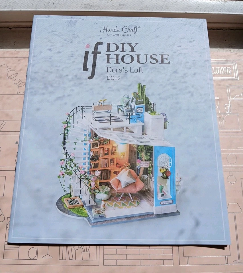 Robotime Rolife 3D Miniature Dora’s Loft DIY Dollhouse DG12 - Image 1 of 4