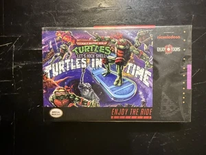 Teenage Mutant Ninja Turtles Turtles In Time Cassette Tape Raphael 41/50 Snes - Picture 1 of 5