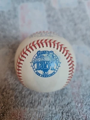 Unsigned 1984 All Star Game Logo Baseball - Image 1 of 4