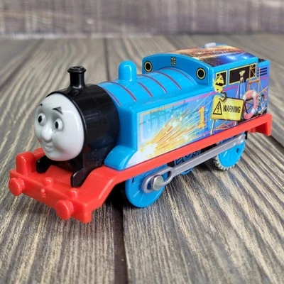 Thomas & Friends Night Delivery Hyper Glow in Dark Engine Light Up Blacklight VG - Image 1 of 4