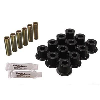 Conjunto de bucha Energy Suspension 62102G mola de folha; Preto; Frente/traseira; Completo - Imagem 1 de 4