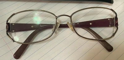 VALENTINO V5668 ORQY 53 17 135 Vtg. Eyeglasses Very Good Condition Please Read - Image 1 of 4