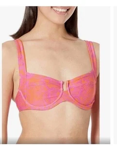 L*Space Camellia Bikini Top Floral Swim Size Small $114 - Picture 1 of 4