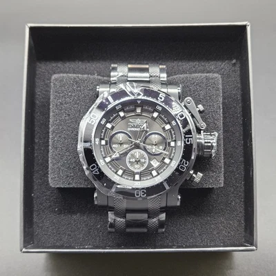 NUEVO Reloj Invicta Coalition Forces Night Hawk para hombre 52 mm cronógrafo SS 32727 Foto 1 de 4