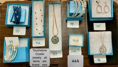 NEW Touchstone Crystal Bracelets, Necklaces, Earrings, Rings Christmas, $29-49 - Image 1 of 3