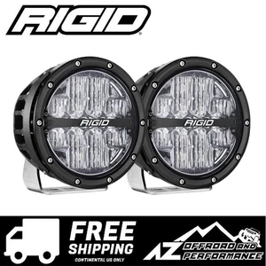 Rigid Industries 360 Series 6" Drive Beam LED Round W/ Backlights Light Pods - Foto 1 di 9