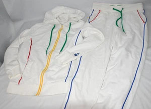 United Colors of Benetton Pullover Hoodie Sweatpants Sweatshirt Track Suit Small - Picture 1 of 10