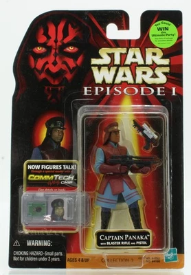 孩之宝 - 星球大战第一集帕纳卡船长可动人偶 - 1998 — 第 1/4 张图片