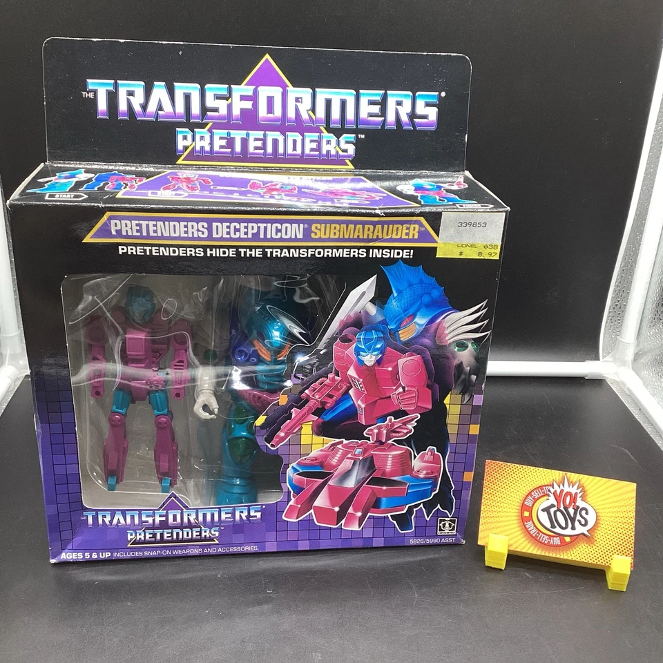 Transformers G1 Pretenders Submarauder Vintage 1988 MIB SEALED - Image 1 of 4