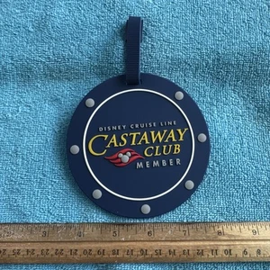 DISNEY Cruise Line DCL Castaway Club Porthole Luggage Tag ID Never Used - Picture 1 of 4