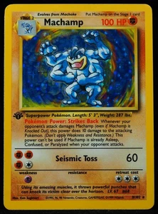 Machamp #8 LP Damaged Pokemon Card - Picture 1 of 3