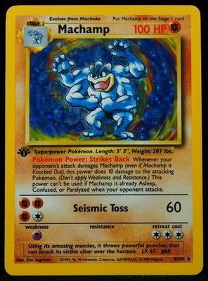 Machamp #8 LP Damaged Pokemon Card - Image 1 of 3