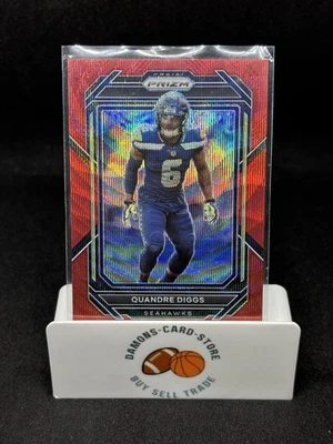 Quandre Diggs 2022 Panini Prizm Red Wave /149 #260 - Image 1 of 2