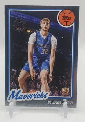 Cooper Flagg Rookie RC 2025-26 Topps 45th Anniversary 1980 #80BK-51 Dallas Mavs - Image 1 of 2