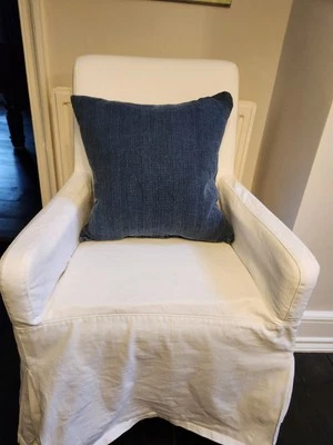 Cushion cover in linen blend herringbone from Home and Cottage (4 av., price per - Image 1 of 4