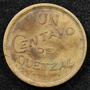 Guatemala 1 Centavo 1947, Coin, Grease Die Error, Inv#I702 - Picture 1 of 2