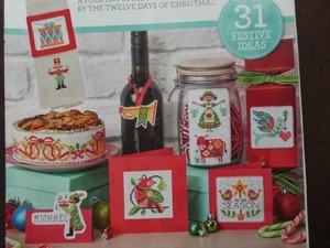 12 Days of Christmas 31 cross stitch charts designed by Durene Jones - Picture 1 of 1