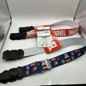 Set Of 2 Marvel Japan Kidds Toddler Belt Size 6. (one New, One Used) - Picture 1 of 5
