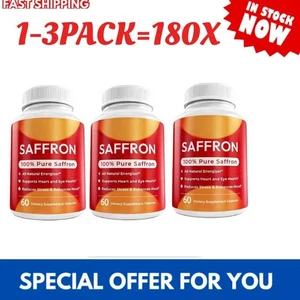 Cápsula Happy Saffron | Extracto de flor de azafrán 100 % puro 60/180 unidades - Imagen 1 de 15