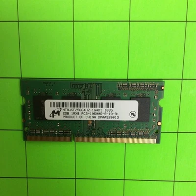 MT8JSF25664HZ-1G4D1 DDR3-1333 (PC3-10600) PC3-10600S Random Access Memory RAM - Image 1 of 3