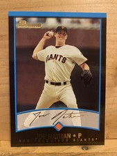 2001 Bowman - Joe Nathan #377 - GOLD Signature