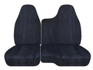 Cubiertas de asiento de lona carbón para camioneta Chevy Colorado 60-40 2004-2012 - Imagen 1 de 7
