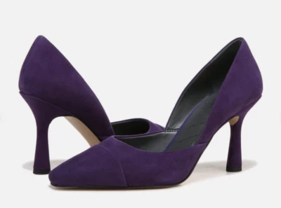 ZAPATOS DE SALÓN FRANCO SARTO MORADOS PARA MUJER MILA GAMUZA PUNTA ALMENDRA - Talla 5 Foto 1 de 4