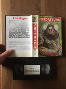 CASSETTE VIDEO VHS DOCUMENTAIRE PREDATEURS les singes - Photo 1/1