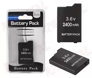 BATTERIA COMPATIBILE per SONY PSP LITIO 3.6V 2400 mAh LONG LIFE SERIE 2000-3000  - Imagen 1 de 3