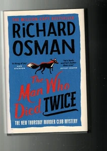 Der Mann, der zweimal starb von Richard Osman signiert nummerierte & schablonierte Kanten 1. - Bild 1 von 3