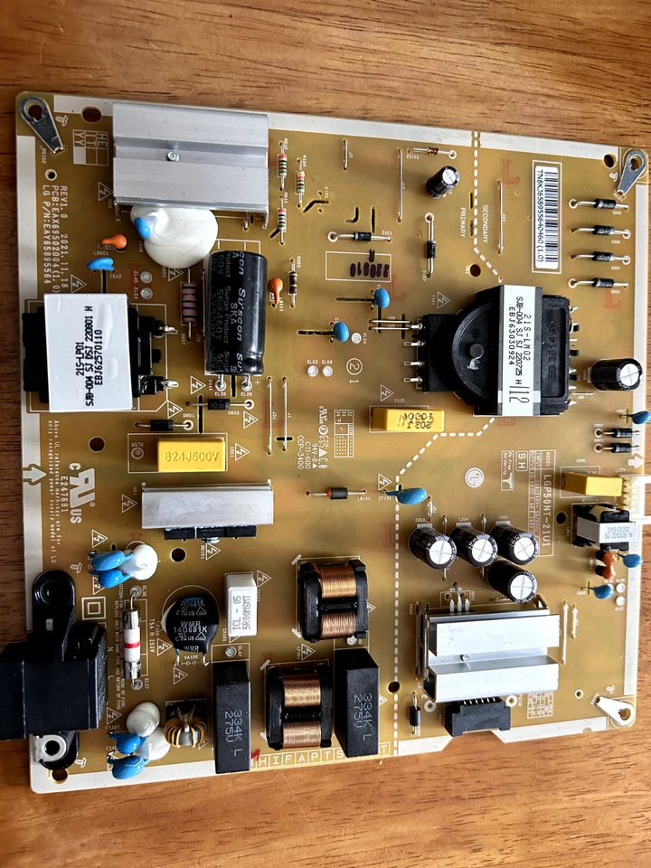 Fuente de alimentación LG 50NANO766QA EAX69502004 (1.0) /EAY65895564 /LGP50NT-21U1 Foto 1 de 1