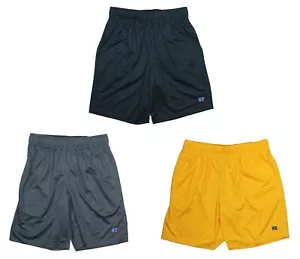 Pantalones Cortos Deportivos Russell Athletic Cordón 9" Entrepierna Para Hombre Malla Nuevos con Etiquetas - Imagen 1 de 5