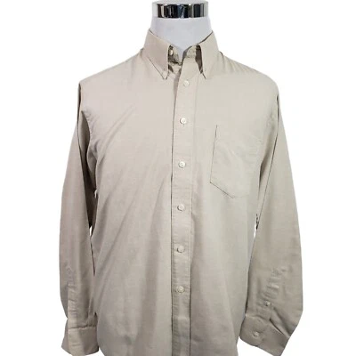 Camisa de vestir David Taylor para hombre talla 16,5 34/35 bolsillo manga larga tostada Foto 1 de 4