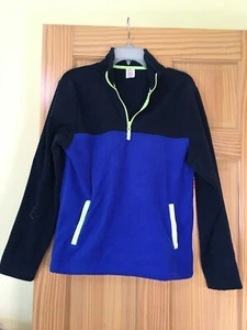 New Wonder Nation Boys Fleece Quarter Zip Pullover-Blue Cove XXL 18 - Picture 1 of 1