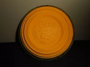 2 VTG 1960'S REMINGTON DUPONT BLUE ROCK CLAY PIGEONS TARGET SKEET TRAP SHOOTING - Picture 1 of 2