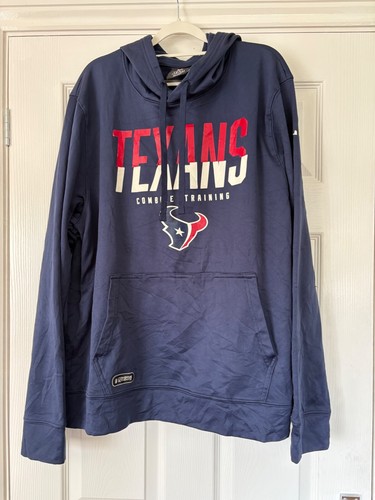 VETEMENTS Felpa con cappuccio New Era Houston Texans NFL Team Apparel Navy Taglia XL