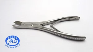 RUSKIN-LISTON BONE CUTTING FORCEPS ANGLED 7" ORTHOPEDIC RONGEUR CUTTER - Picture 1 of 5